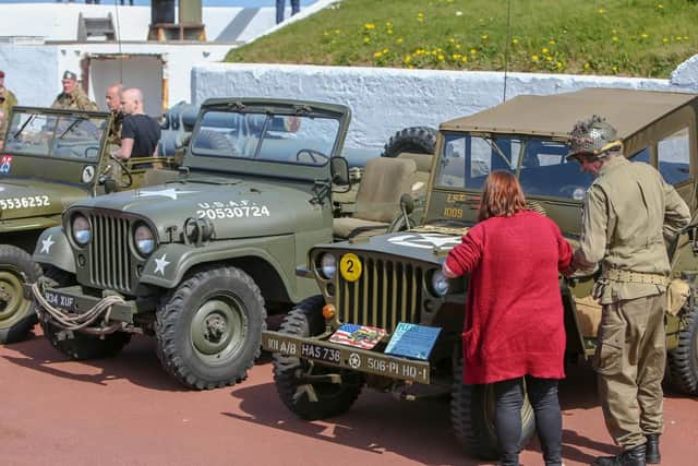 Visitors were able to have a look around and inside the vehicles and speak to their owners about their place in history.