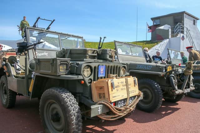 Vehicles used by the Armed Forces spent a day on show at the Headland site in support of the appeal to raise 5,000 to keep the attraction open.