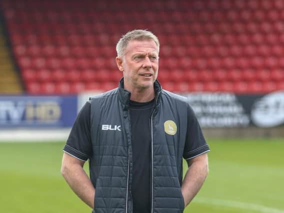 Hartlepool United boss Craig Hignett.