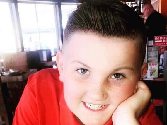 Harry Calvert, 11, was reportedly attacked by a gang in a Hartlepool park.