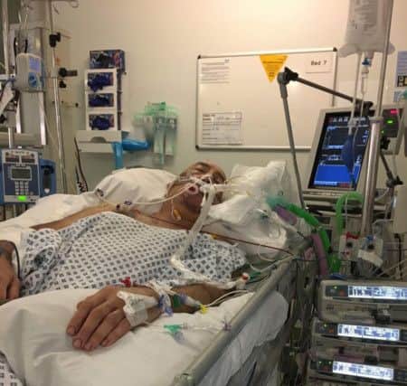 Alastair was in a coma for almost two weeks after the incident.