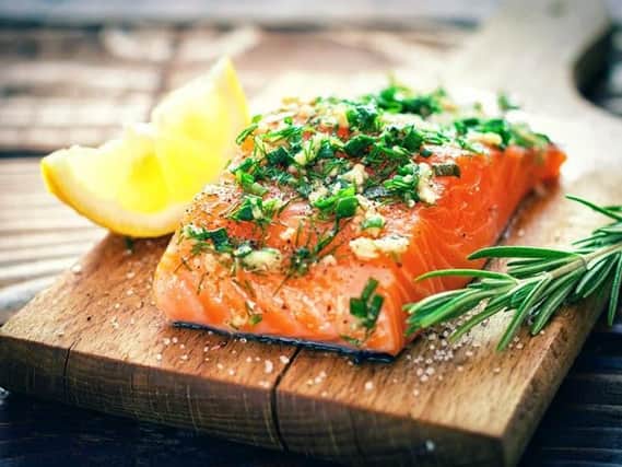 Oily fish - like salmon - can help those little grey cells
