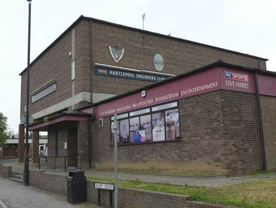 The former Hartlepool Engineers Club which closed last year
