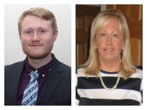 Hart ward candidates James Brewer and Aileen Kendon.