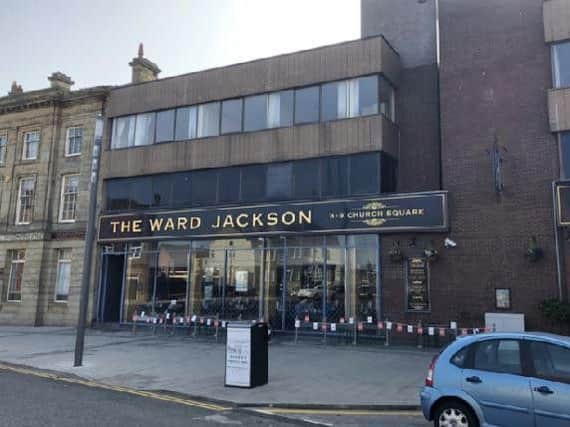 A bouncer at Ward Jackson pub in Hartlepool became suspicious whenJames Dunn, 36, who was carrying a rucksack, made several trips upstairs at the venue.