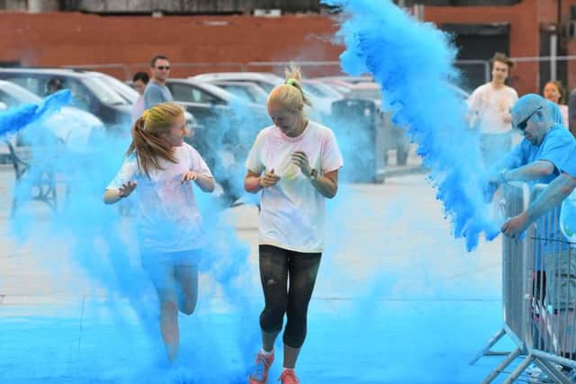 Participants in last year's Alice House Colour Run in Hartlepool.
