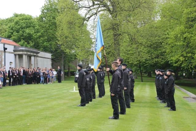 Durham Constabulary's cadets during their demonstration at last year's event at Shotton Hall.