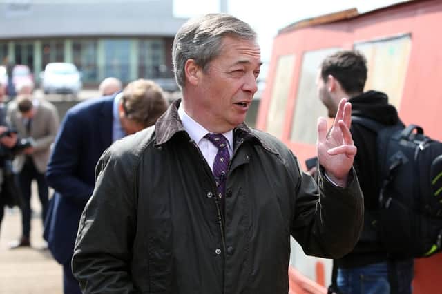 Nigel Farage visited Hartlepool at the weekend.
