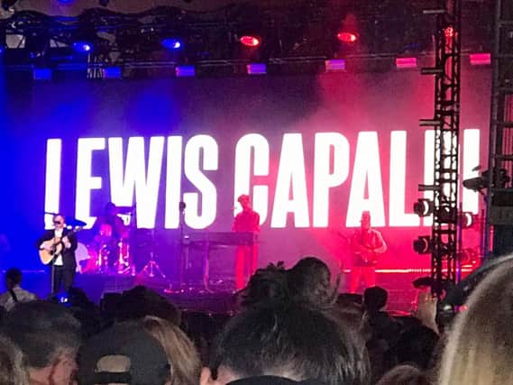 Lewis Capaldi on the New Music Stage at Radio 1 Big Weekend in Middlesbrough