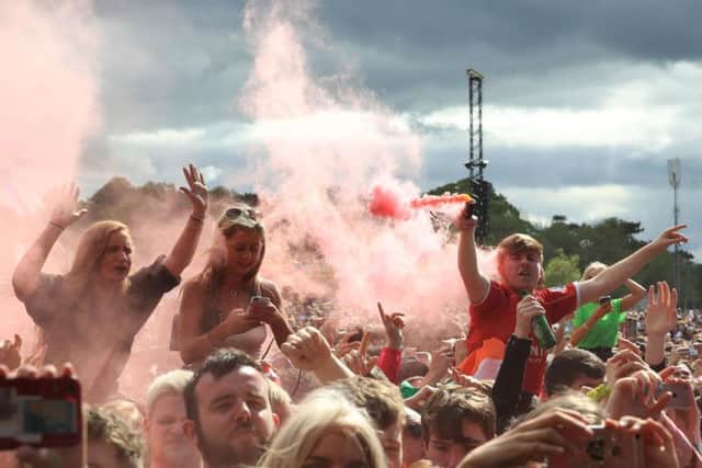 Crowds at Big Weekend on Sunday
