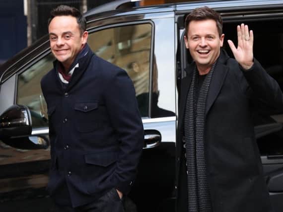 Britain's Got Talent hosts Ant & Dec pictured at the show's auditions at the start of the year. Picture: PA.