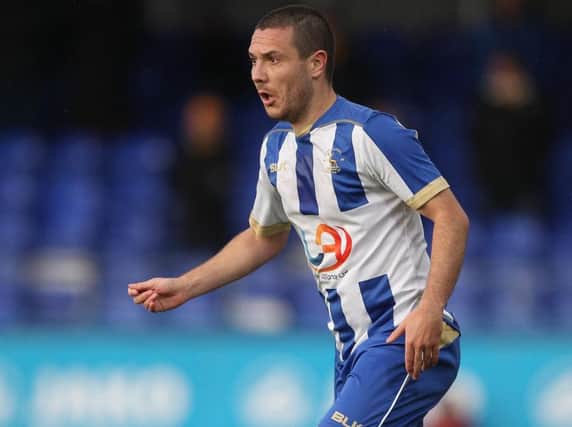 Liam Noble scored 13 goals in all competitions for Pools last season (Shutterpress).