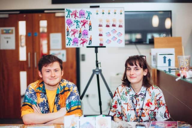 Illustration students at The Northern School of Art showing their work