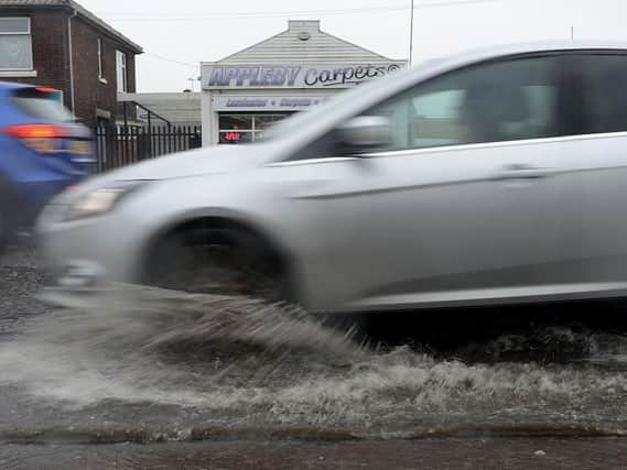 File picture: Flooding in Hartlepool