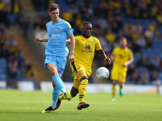 Coventry midfielder Tom Bayliss made 38 league appearances for Coventry in League One last season.