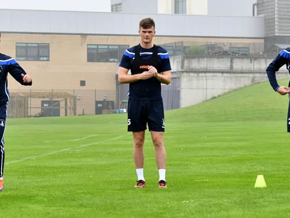 Fraser Kerr was one of the top performers in Hartlepool's running drill on the return to pre season.  Picture by FRANK REID
