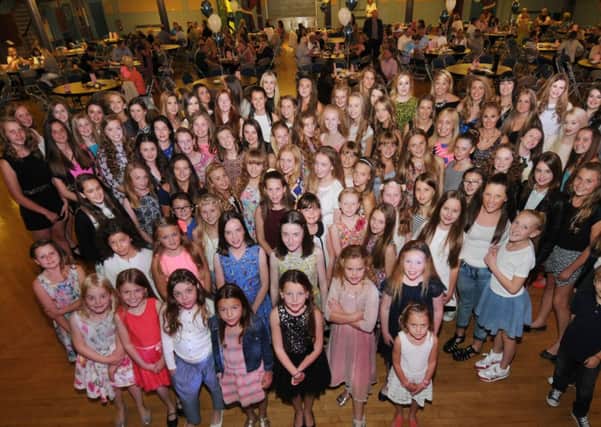 Youngsters from the Oaksway Netball Club who were gathering at Hartlepool Borough Hall on The Headland for their annual presentation evening.