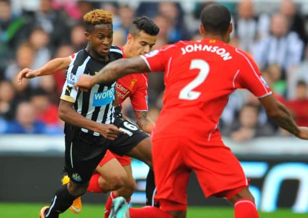 TALENT: Rolando Aarons in action against Liverpool. Picture by FRANK REID