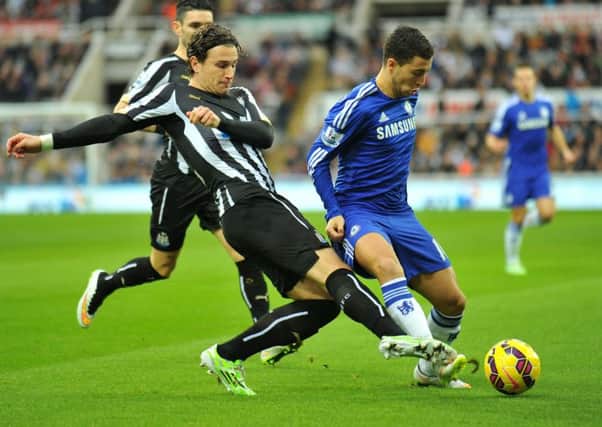 DUTCH MASTER: Daryl Janmaat in action against Chelsea. Picture by FRANK REID