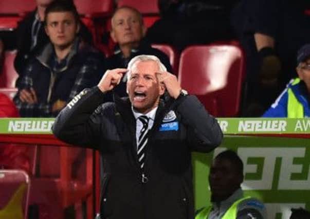 Newcastle United's Manager Alan Pardew