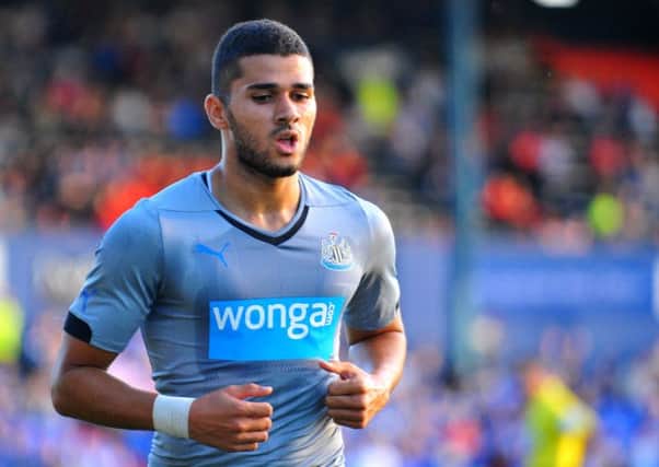 Mehdi Abeid in action for Newcastle United against Oldham Athletic. Picture by FRANK REID
