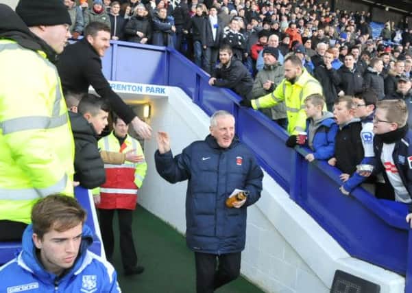 HAPPY TO BE BACK: Ronnie Moore at Tranmere