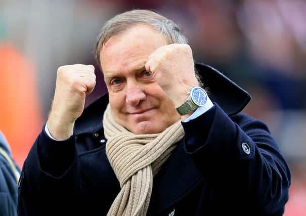Sunderland's manager Dick Advocaat gestures after the Barclays Premier League match at the Britannia Stadium, Stoke. PRESS ASSOCIATION Photo. Picture date: Saturday April 25, 2015. See PA story SOCCER Stoke. Photo credit should read: Nigel French/PA Wire. RESTRICTIONS: Editorial use only. Maximum 45 images during a match. No video emulation or promotion as 'live'. No use in games, competitions, merchandise, betting or single club/player services. No use with unofficial audio, video, data, fixtures or club/league logos.