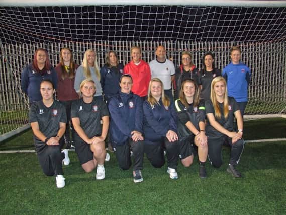 Hartlepool Uniteds new ladies team operates five steps below Womens Super League Division One.