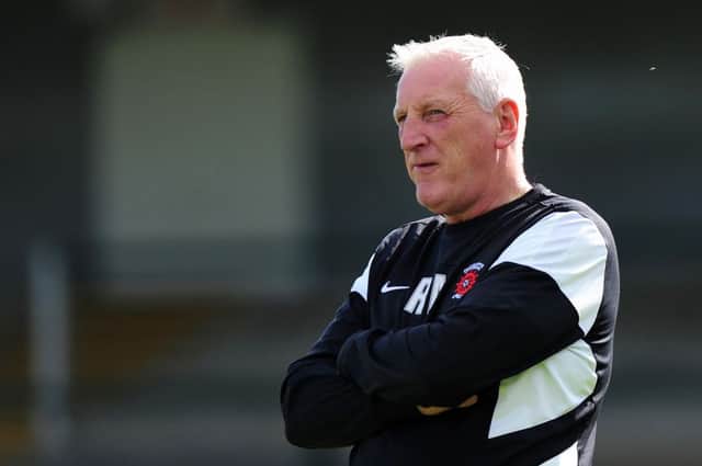 Hartlepool United manager Ronnie Moore during their 2-1 away victory over Yeovil Town. Picture by Pinnacle Photo Agency