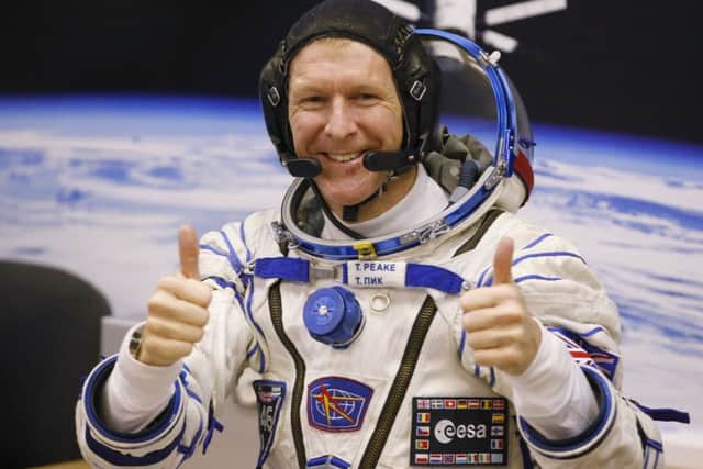 British astronaut Tim Peake