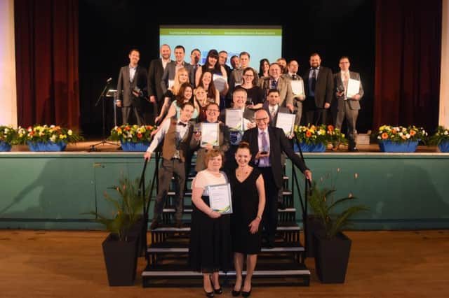 Winners in the Hartlepool Business Awards 2015 at the Borough Hall, Hartlepool