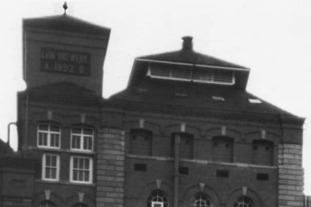 An old shot of the Lion Brewery - which was built in 1892.