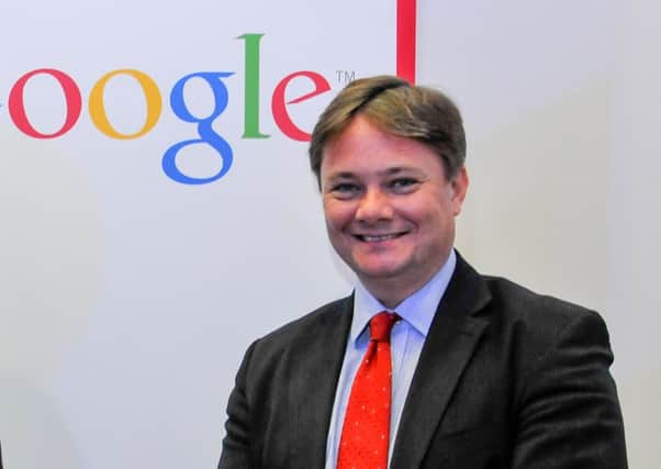 Hartlepool MP Iain Wright at Googles last visit to the town in 2014.