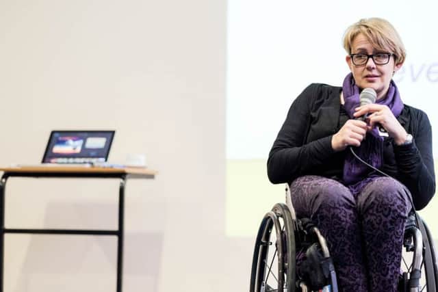 Paralympian Dame Tani Gray Thompson gave an inspirational talk to students at Dyke House School in Hartlepool.