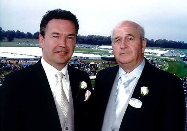 Joe Musgrave and his son Chris at Royal Ascot.