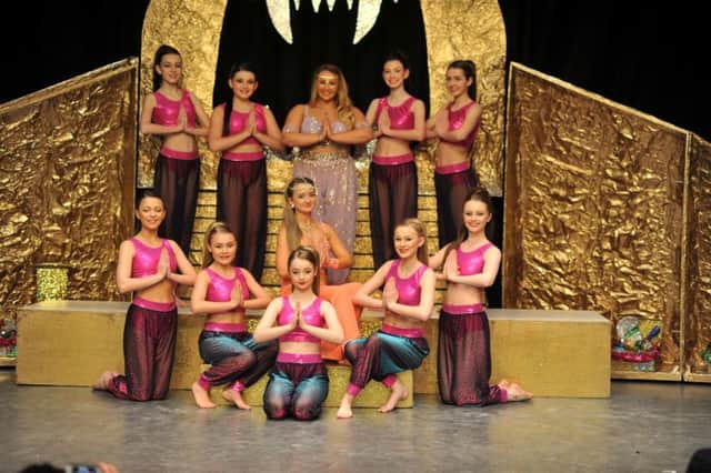 Seaton Carew Academy of Dance cast members who are taking part in the production of Alladin.