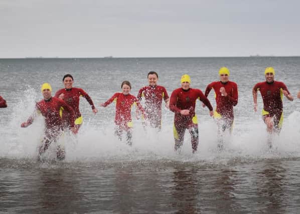 Hartlepool lifeguards pictured during their training session at Seaton Carew.