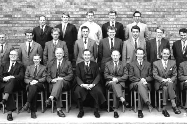 Brierton School teaching staff from 1966. Among those pictured are: Mr Nichols, Mr Knox, Mr Williams, Mr Coombe and Mr Thompson.