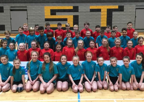 The Clavering and St Aidans schools sports teams.