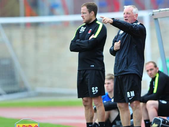 Sam Collins and Ronnie Moore are working hard to improve the Pools squad