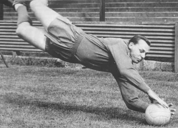 Goalkeeper George Smith, who signed from Notts County and was to prove a vital member of the promotion-winning team.