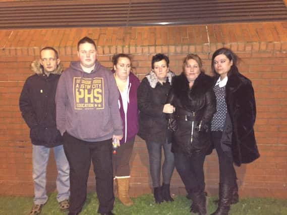 People who attended Hartlepool Police Station last night. (Jan 31, 2016)