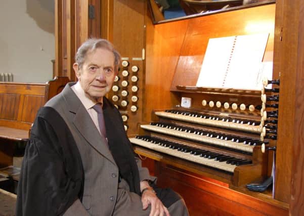 The late John Ross who played the organ at St George United Reform Church in Hartlepool for more than 60 years