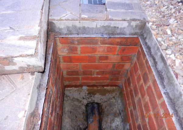 New drains installed under the driveway were not connected to the main drainage system.