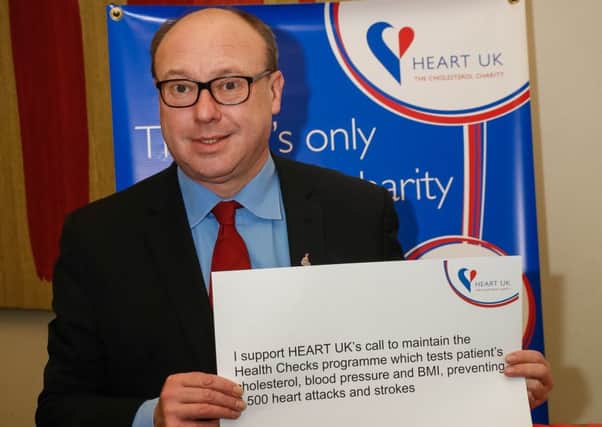 Grahame Morris backing Heart UK's pledge.