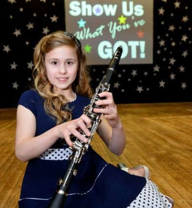 English Martyrs School pupil Anastasia Rogan (11) who performed in the "Show Us What You've Got" show.  Picture by FRANK REID