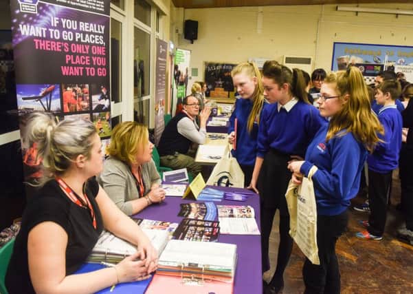 Catcote Academy was bustling for the careers event.