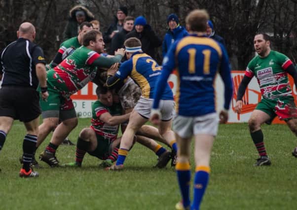 West Hartlepool in action in their fine win on Saturday
