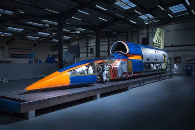 The Bloodhound car. Photograph courtesy of Stefan Marjoram