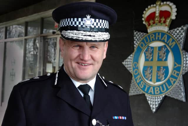 Durham Constabulary's Chief Constable Mike Barton.